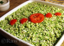 Piure de broccoli cu usturoi verde 